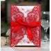 Wedding Invitation Rectangle Lace Invitation Laser Cut Paper Celebration Invitation
